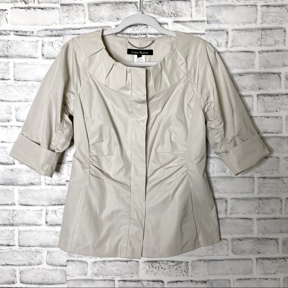 Linda Baday formal lightweight jacket size 6